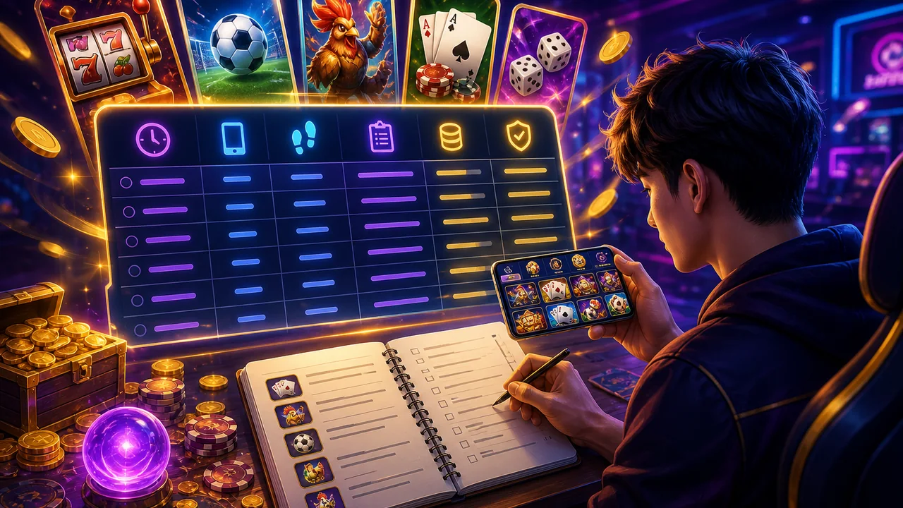 Nhật ký khám phá định dạng trên điện thoại: mẫu theo dõi trải nghiệm game OK9